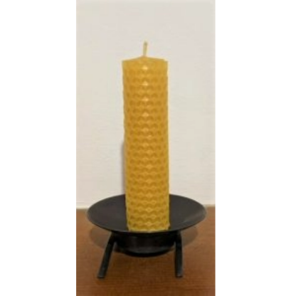 small 5 inch rolled candle