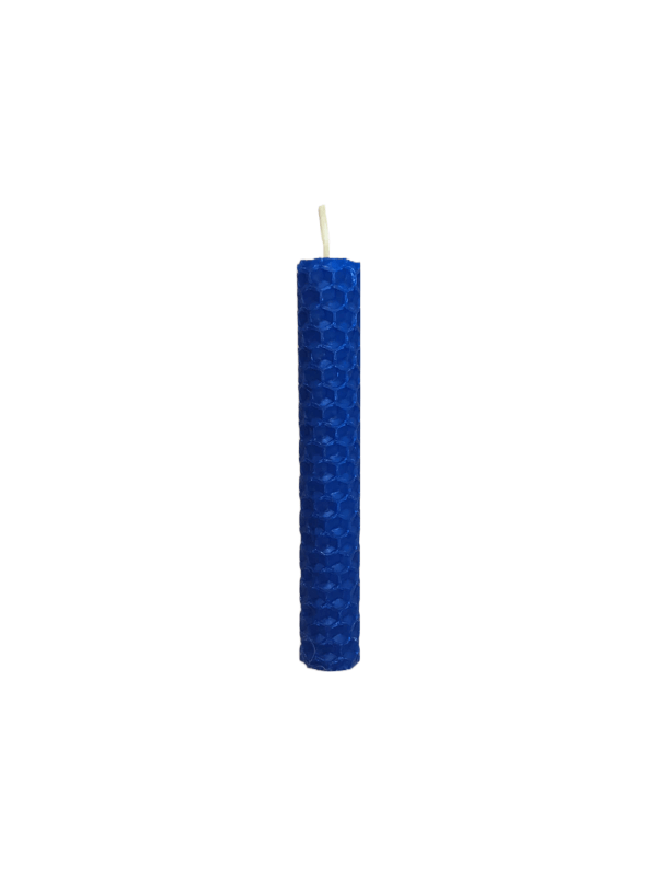 Blue Beeswax Magic Spell Candles