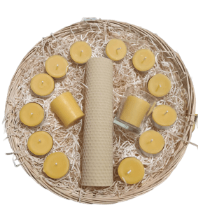 Beeswax gift basket large