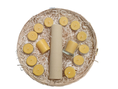 Beeswax gift basket large