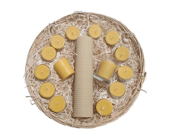 Beeswax gift basket large