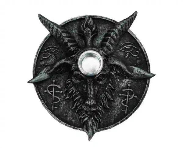Baphomet incense candle holder