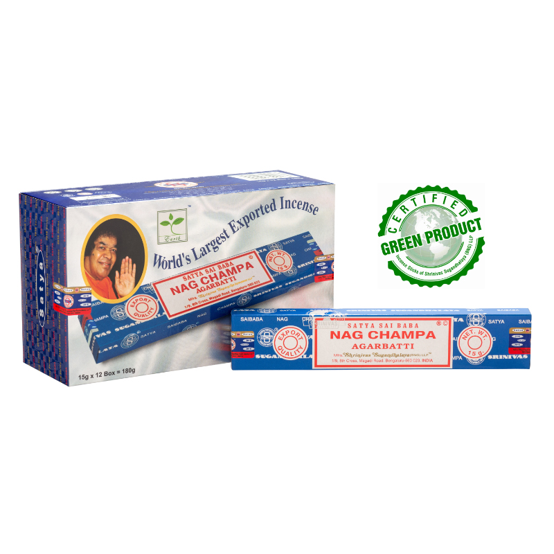 Bâtonnets encens Nag Champa Satya Sai Baba