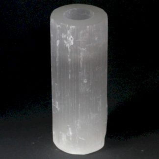 selenite candle holder 20cm