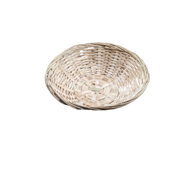 11 inch top view Round D.I.Y Gift Basket (11 Inch) with Wood Wool