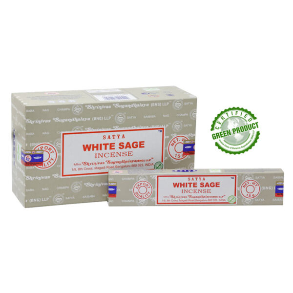 satya white sage incense sticks