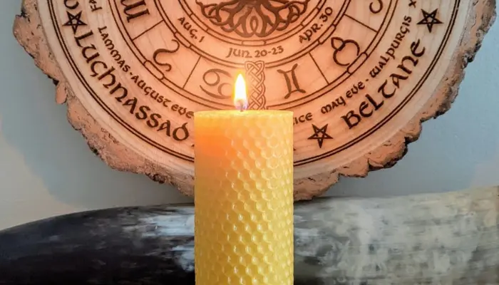 Beeswax Candle