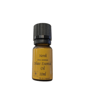 10ml Neroli Dilute Essential Oil in a small bottle for gentle floral aromatherapy.