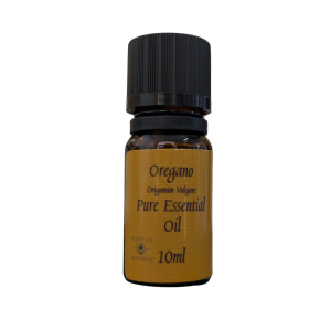 “10ml Oregano Essential Oil bottle with strong herbaceous scent for aromatherapy.”